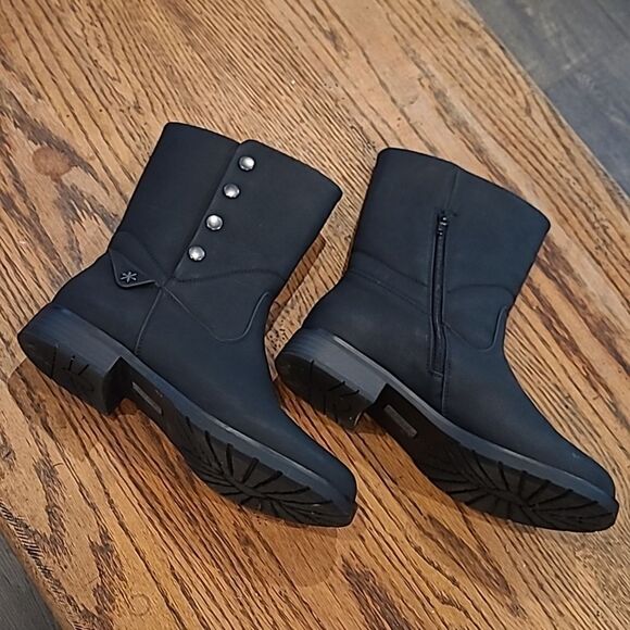 Sporto ankle boots sz 9 W partially lined sock boot - Picture 1 of 7